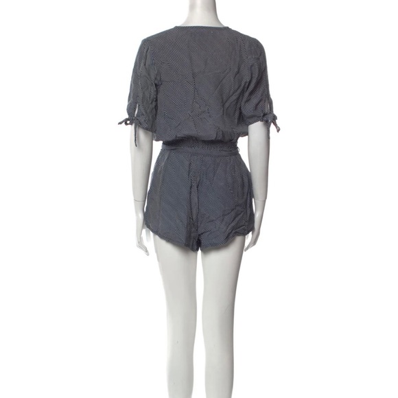 FAITHFUL THE BRAND - Navy blue / white stripped romper - small - Picture 2 of 7